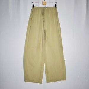 Icon Swim Sheer Pants Womens Large Straight‎ Drawstring Tie Beach